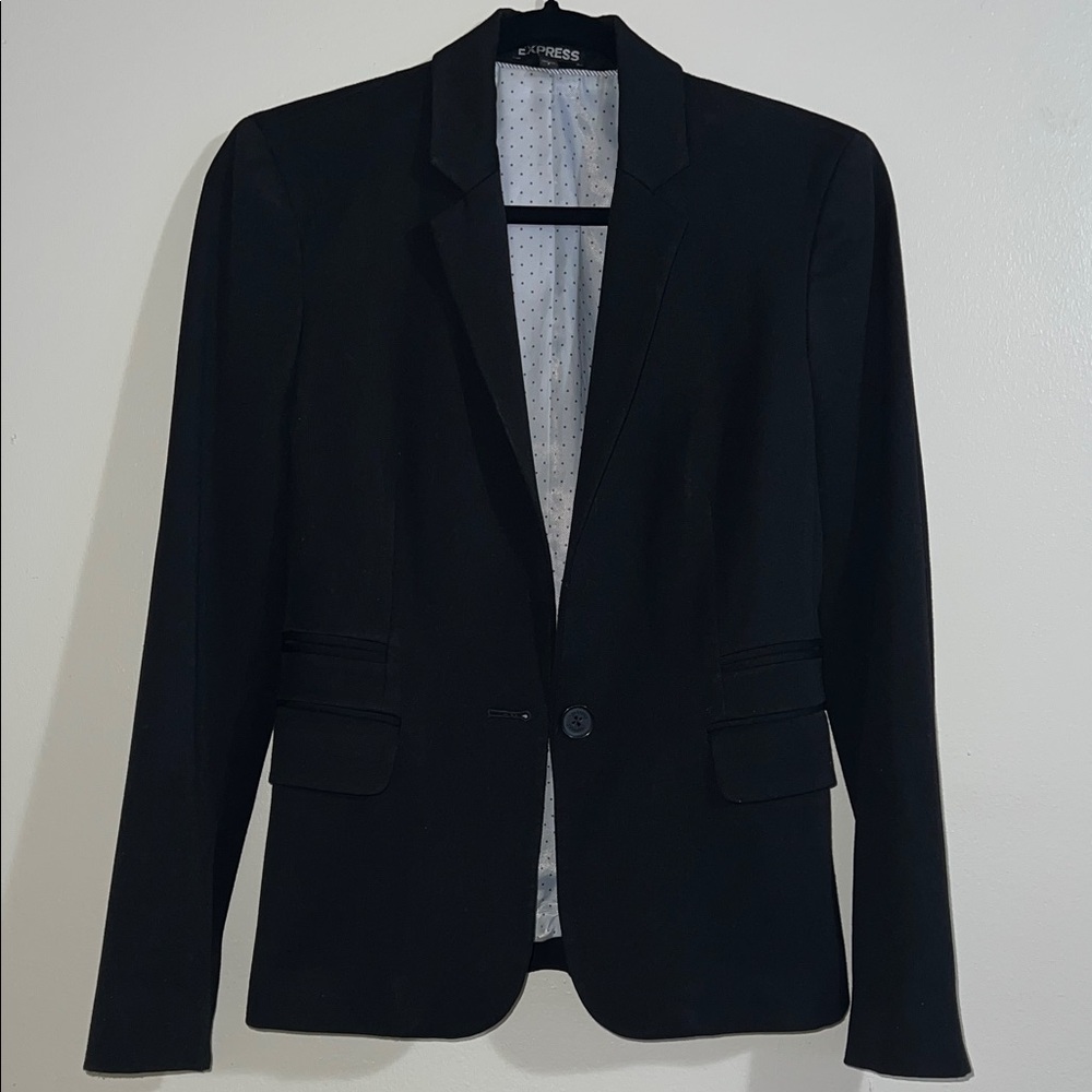 Express Women's Classic Black Suit Jacket